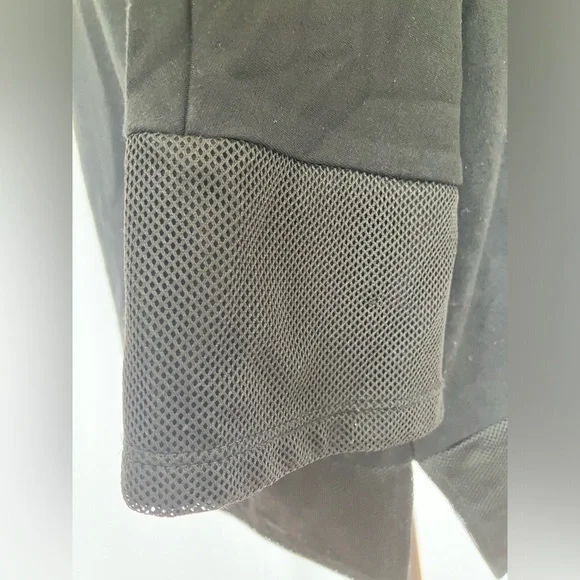 Anne Klein Womens Mesh Accent Bell Sleeved Blouse in Classic Black Sz 2X - Picture 5 of 7